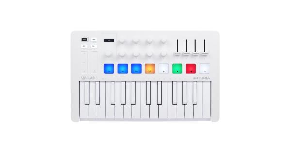 【美品】ARTURIA MiniLab3 Alpine White Arturia MiniLab 3 (White) - Perfect Circuit